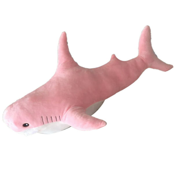Gray,100cm HANSHUO 45-100 cm Cartoon Shark Plush Doll Soft Shark Plush Toy Children's 